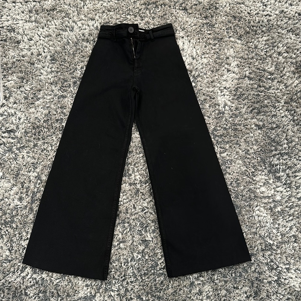 Zara ultra marine black jeans size 0